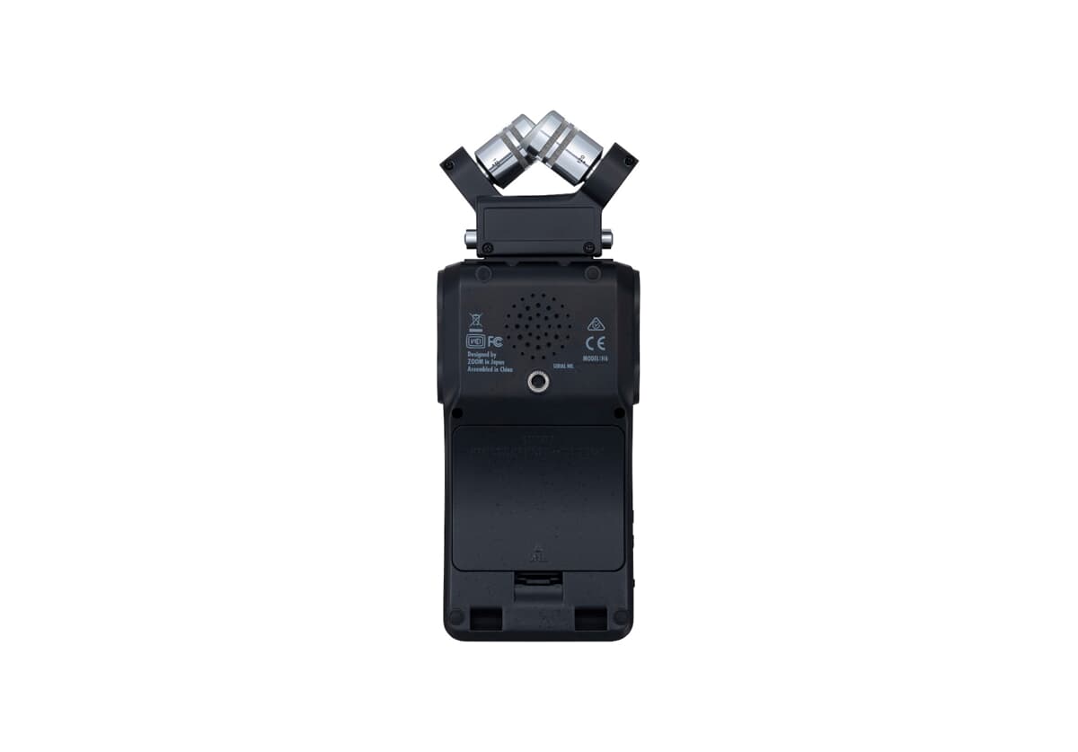 Zoom H6 All Black 6-Track / 6-Input Portable Recorder with Single Mic –  KELLARDS