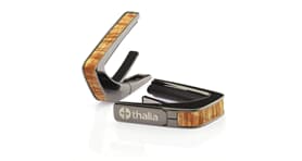 Thalia Wood Collection Capo Koa AAA Black Chrome