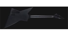 LTD EX-7 BARITONE BKMBLKS BLACK METAL BLACK SATIN