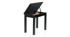 Gator Frameworks Deluxe Wooden Piano Bench Black
