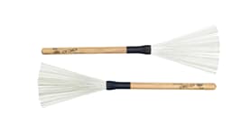 Los Cabos Brushes Wire Red Hickory Wood Handle