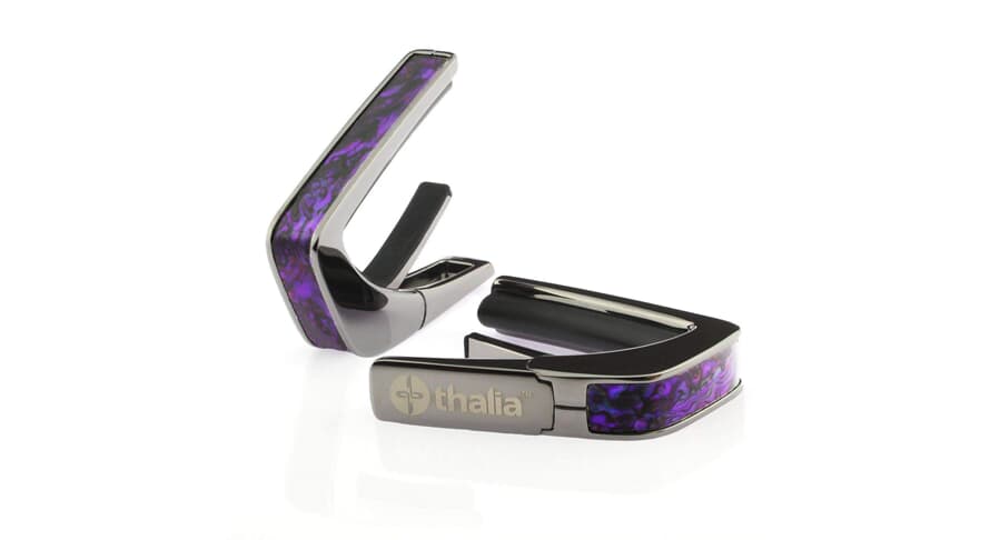 Thalia Shell Collection Capo Purple Paua Black Chrome