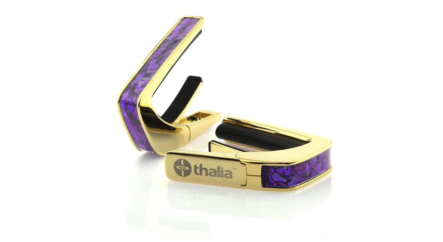 Thalia Shell Collection Capo Purple Paua Gold