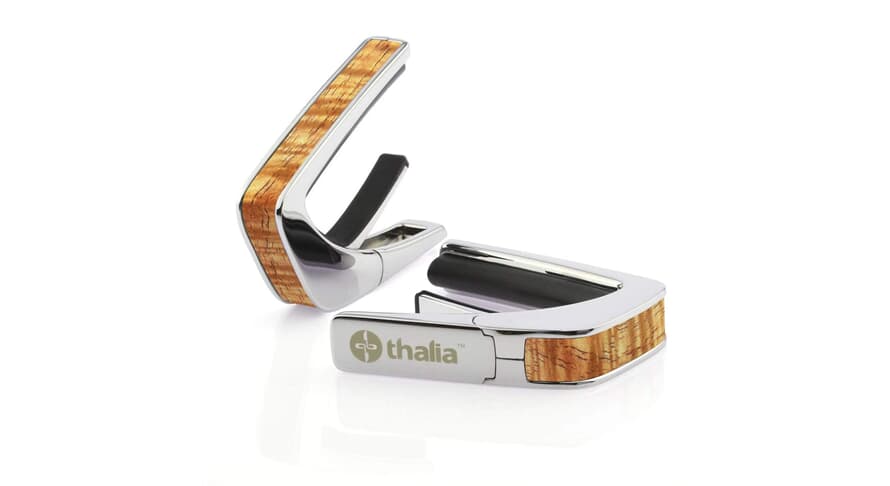 Thalia Wood Collection Capo Koa AAA Chrome