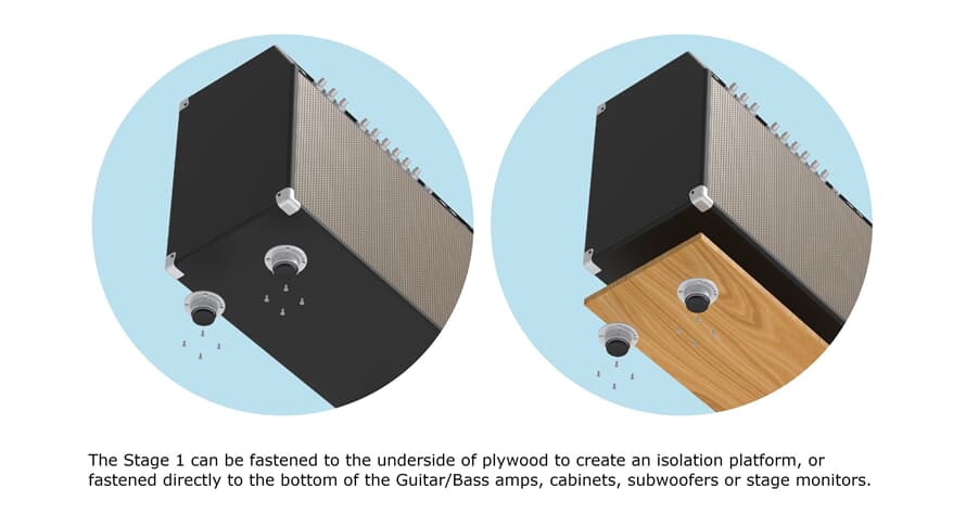 IsoAcoustics Stage 1 (Set aus 4)