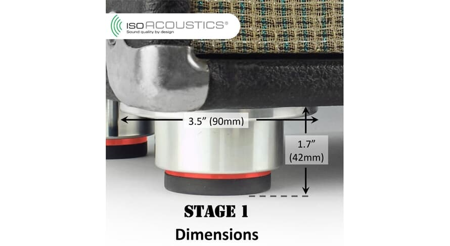 IsoAcoustics Stage 1 (Set aus 4)